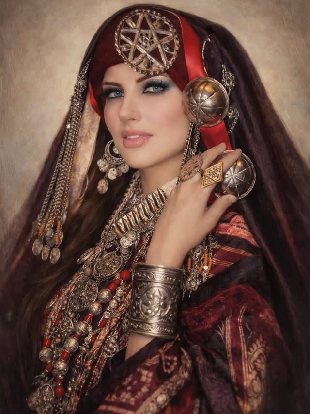 Areij Khalil in a heritage-inspired look