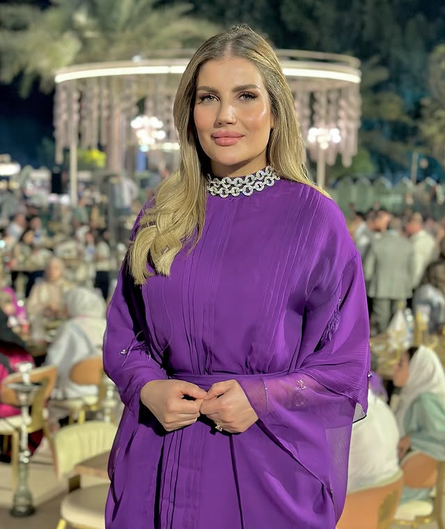 Areij Khalil hosting an event