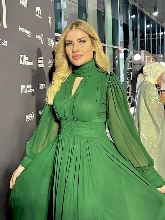 Areij Khalil at a red-carpet appearance